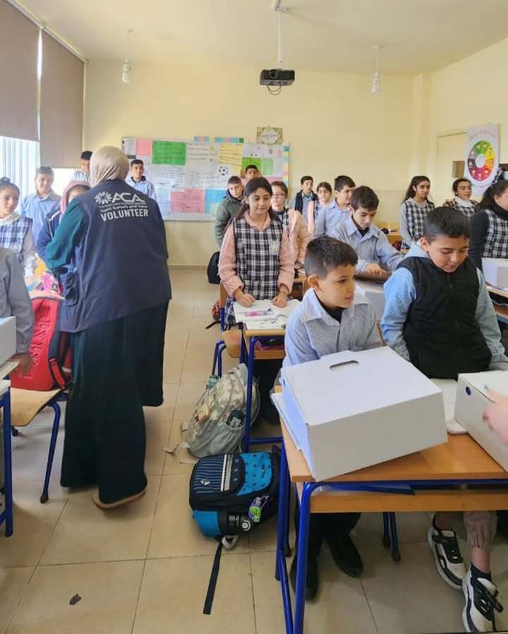 زار فريق مكتب الجنوب التابع لجمعية الوعي والمواساة الخيرية مدرسة هادي قصب الرسمية في…